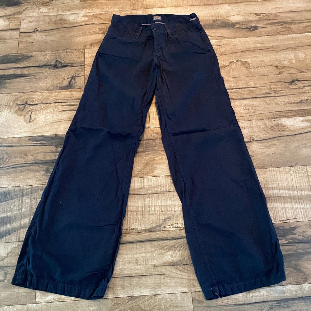 GOLDSIGN Wide Leg Pants Black Size 28